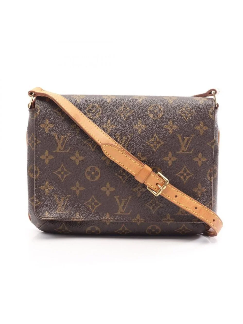 Louis Vuitton Shoulder Bag Musette Tango Short Strap Canvas Leather